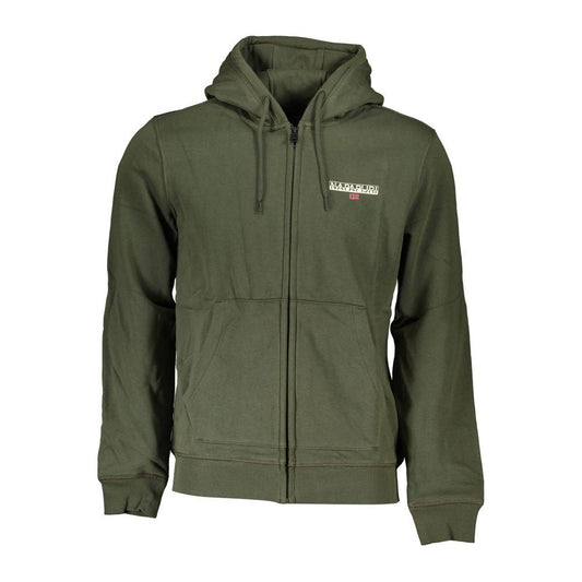 Emerald Fleece Zip Hoodie - Cozy Regular Fit