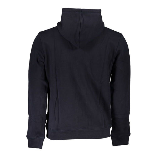 Cozy Blue Fleece Hooded Sweatshirt