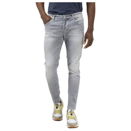 Elegant Grey Stretch Icon Jeans