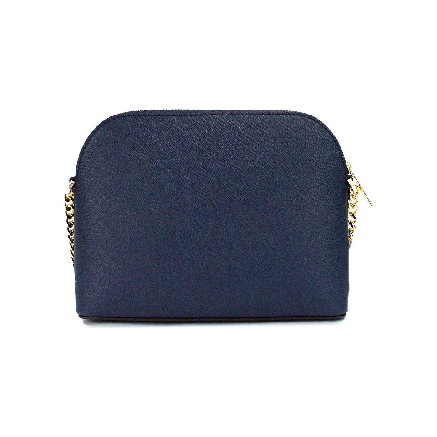 Jet Set Navy Medium X Dome Leather Crossbody Bag Purse