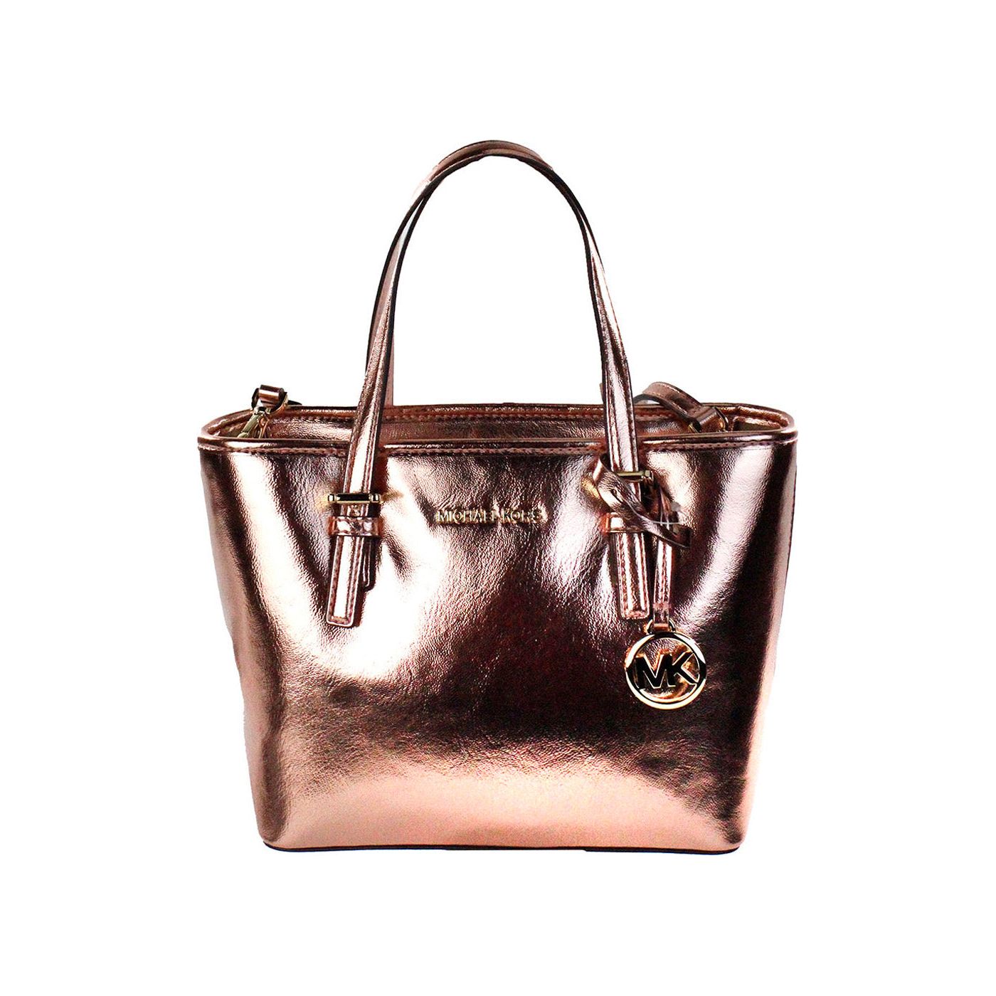 Jet Set Primrose Metallic XS Carryall Top Zip Tote Bag Purse