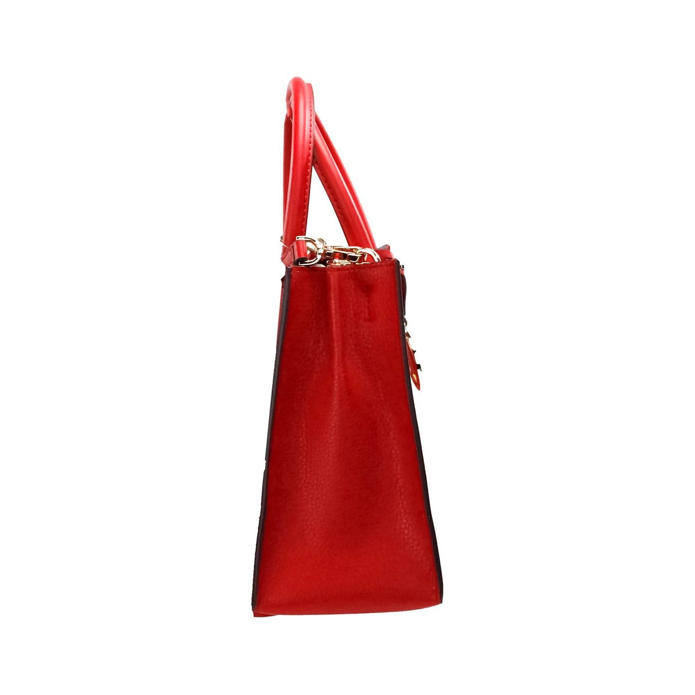 Mercer Medium Bright Red Pebble Leather Messenger Crossbody Bag