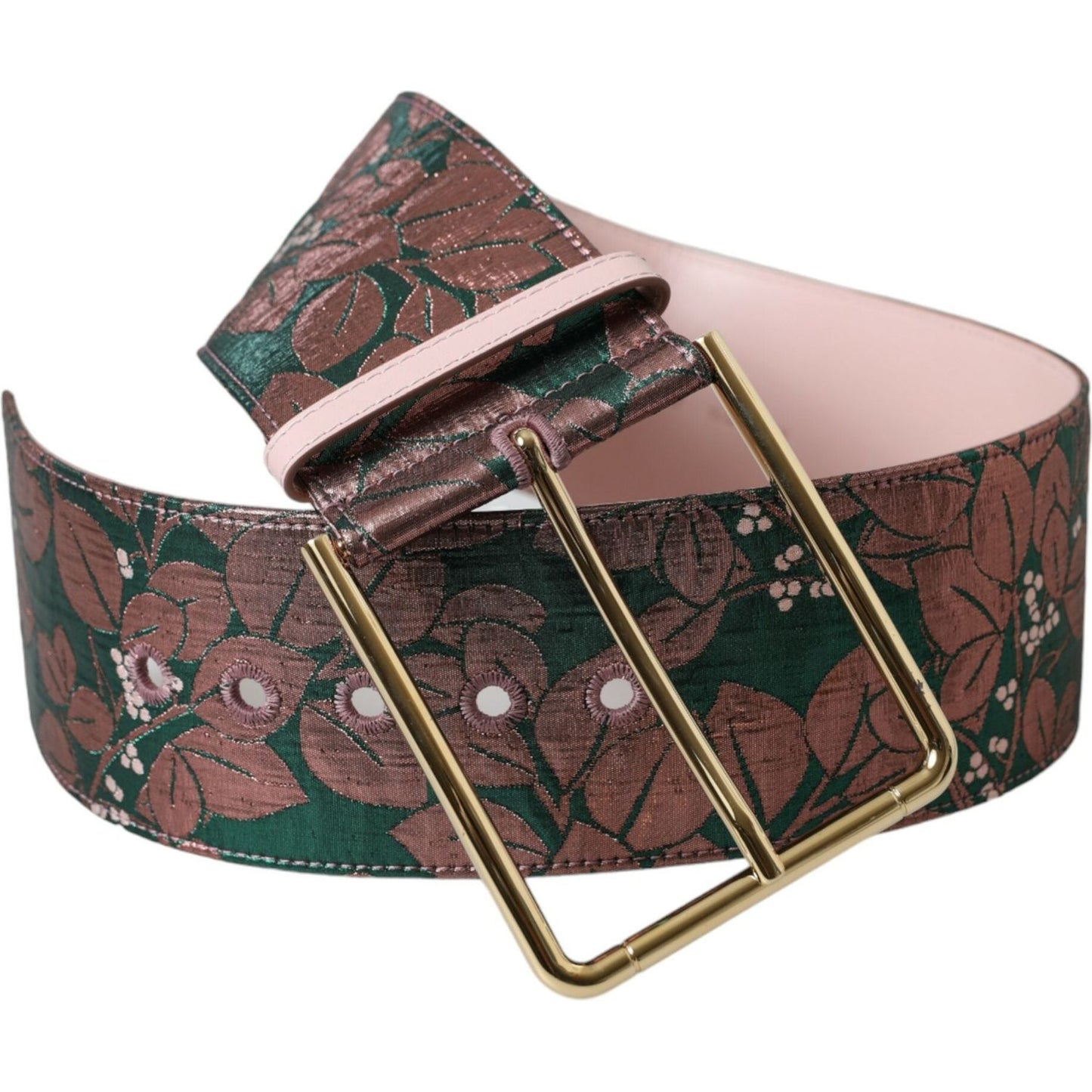 Multicolor High-Waist Statement Belt