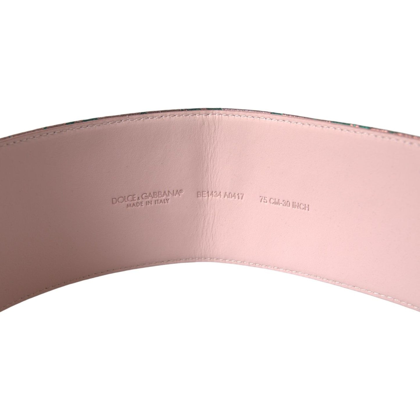 Multicolor High-Waist Statement Belt