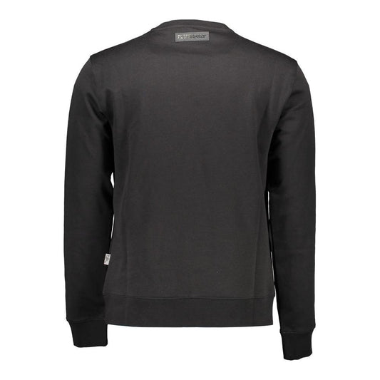 Sleek Long-Sleeve Sweatshirt with Contrast Details