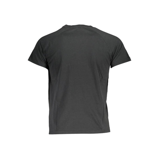 Sleek Cotton Round Neck Tee with Logo Detail