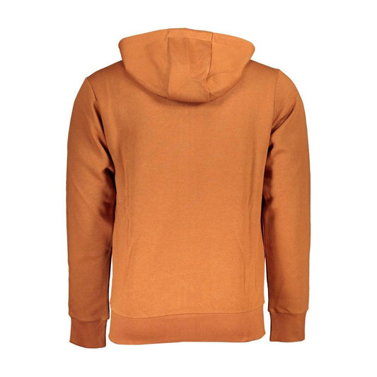 Classic Hooded Zip Sweatshirt in Brown