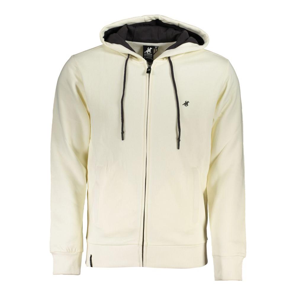 Elite White Hooded Sweatshirt