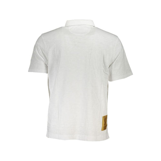 Pristine Cotton Polo with Chic Embroidery