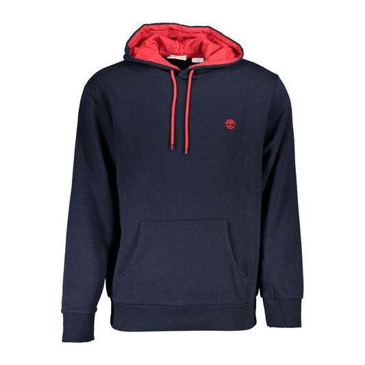 Classic Blue Fleece Hooded Sweatshirt