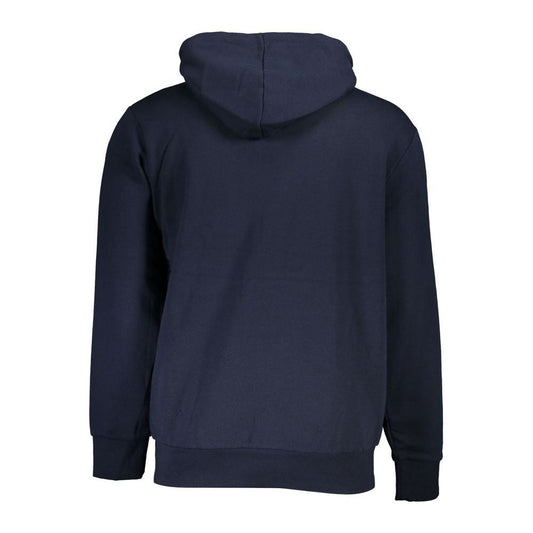 Classic Blue Fleece Hooded Sweatshirt