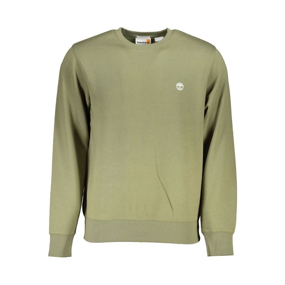 Classic Green Crew Neck Fleece Sweatshirt