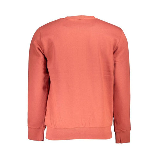 Chic Pink Fleece Crew Neck Sweatshirt