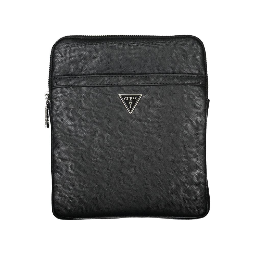 Elegant Black Shoulder Bag with Practical Design