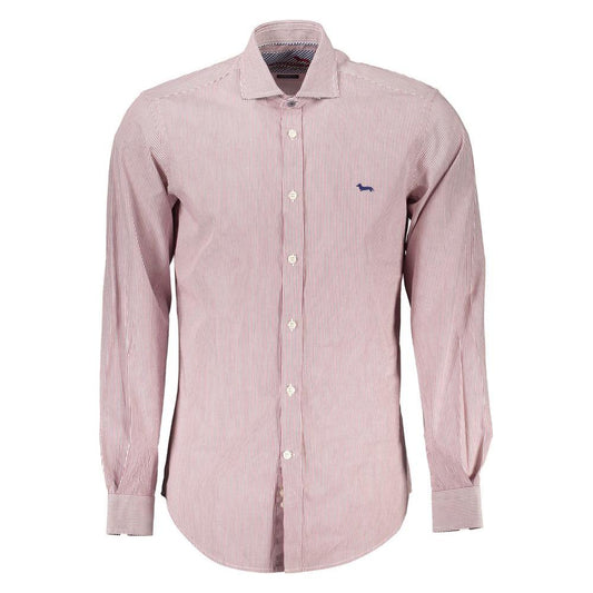 Chic Pink Narrow-Fit Organic Cotton Shirt