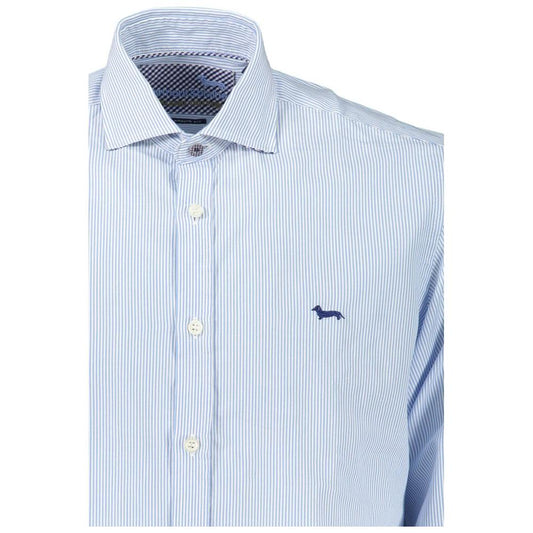 Chic Light Blue Organic Cotton Shirt