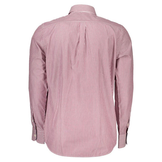 Elegant Pink Narrow Fit Long Sleeve Shirt