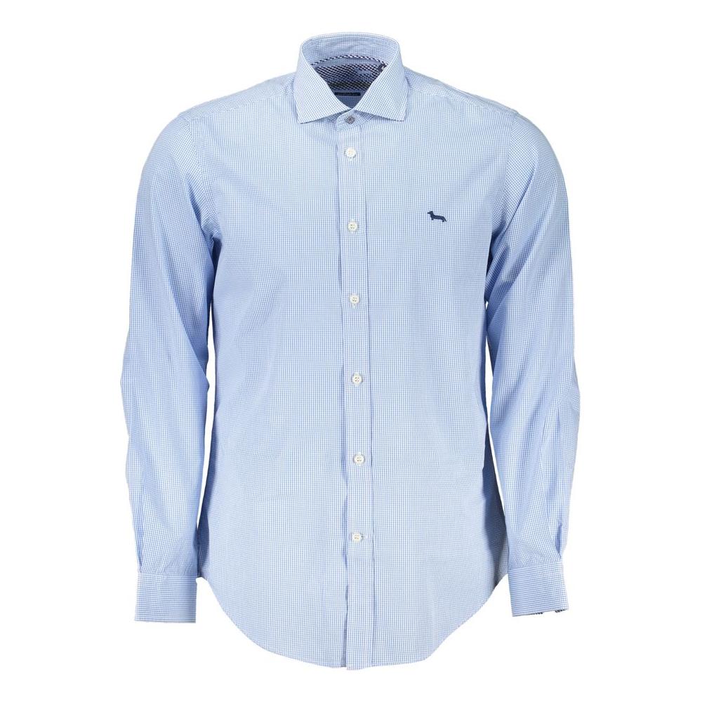 Elegant Light Blue Narrow Fit Shirt