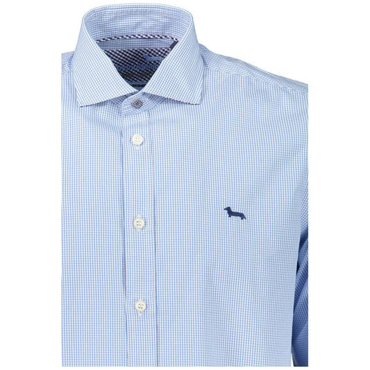 Elegant Light Blue Narrow Fit Shirt