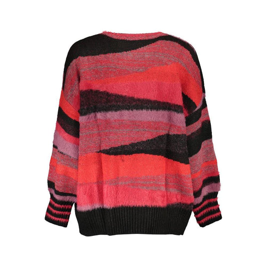 Desigual Chic Turtleneck Sweater with Contrast Details Desigual