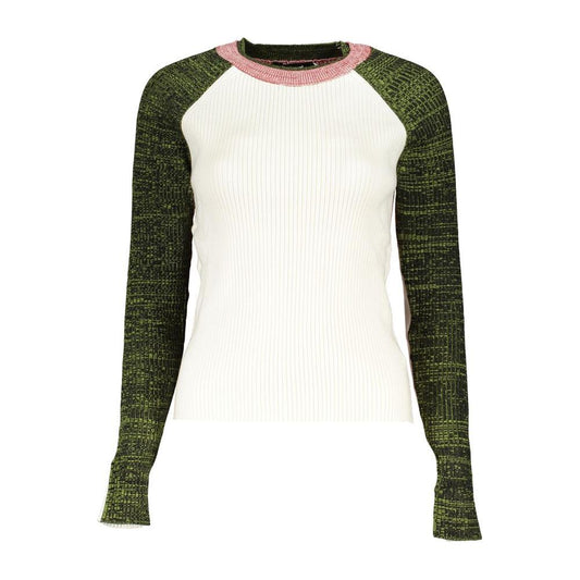 Chic Contrasting Crew Neck Sweater