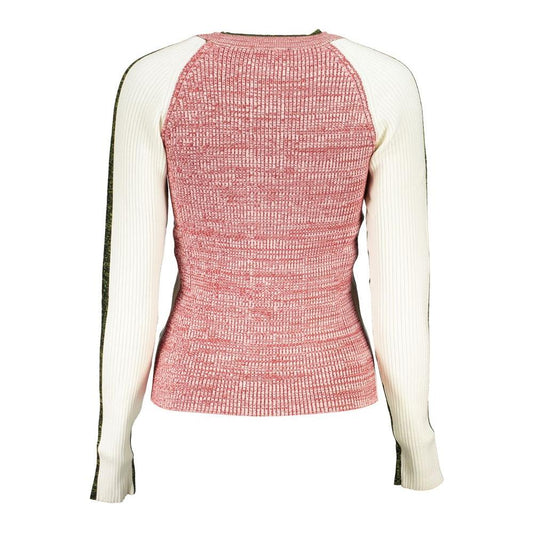 Chic Contrasting Crew Neck Sweater