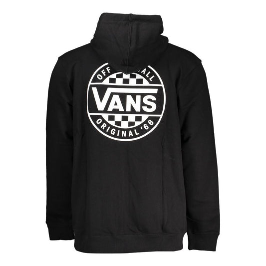 Sleek Black Zip Hoodie with Logo Print