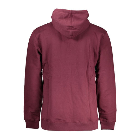 Chic Pink Fleece Hooded Sweatshirt