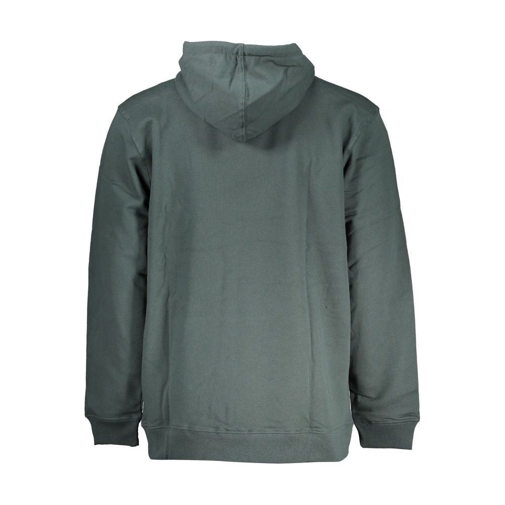 Cozy Green Hooded Fleece Sweatshirt