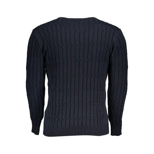 Elegant Twisted Crew Neck Sweater