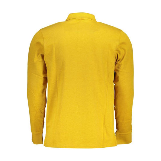 Classic Yellow Cotton Polo with Embroidery