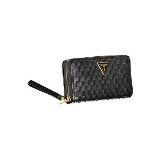 Elegant Black Multi-Compartment Wallet