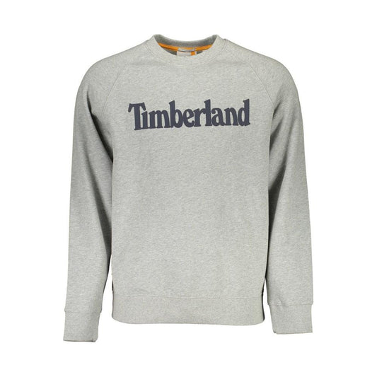 Eco-Conscious Crew Neck Sweatshirt in Gray