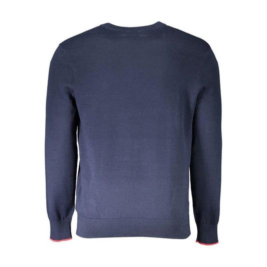 Classic Organic Crew Neck Sweater in Blue