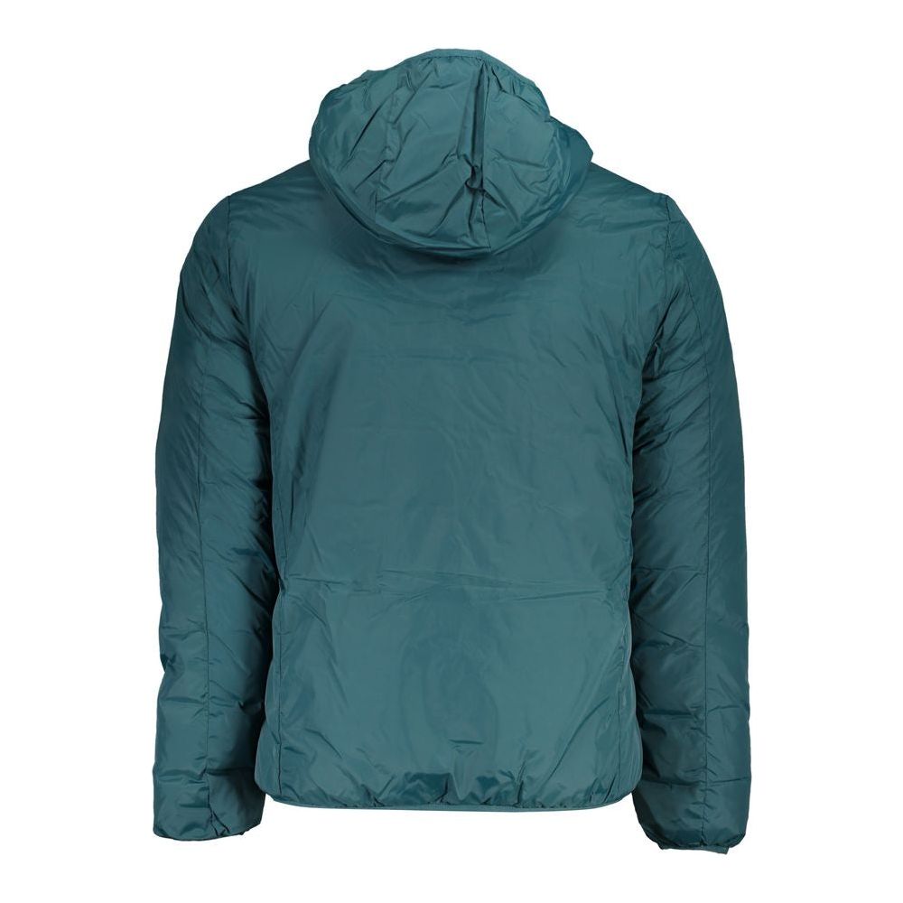 Reversible Hooded Green Jacket