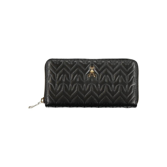 Elegant Black Wallet with Contrasting Details