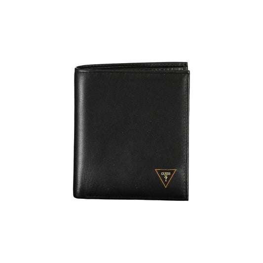 Sleek Black Leather Wallet