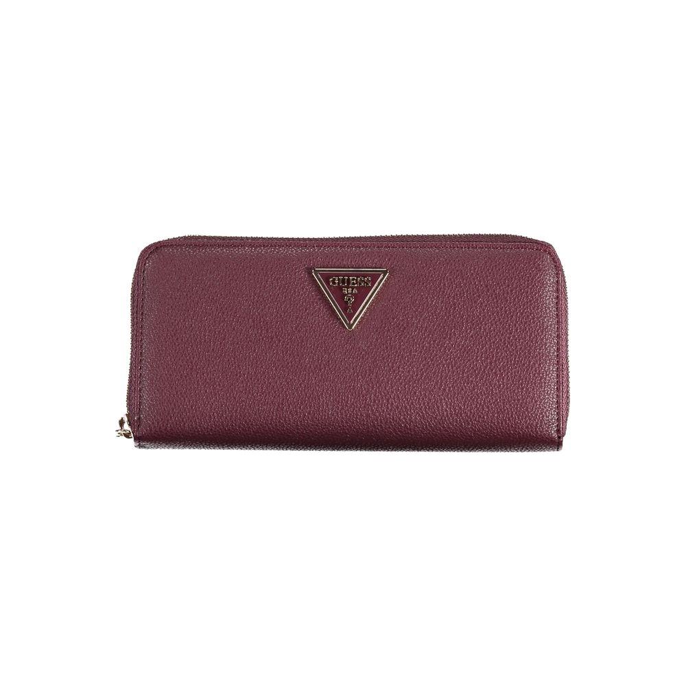 Elegant Purple Polyethylene Wallet