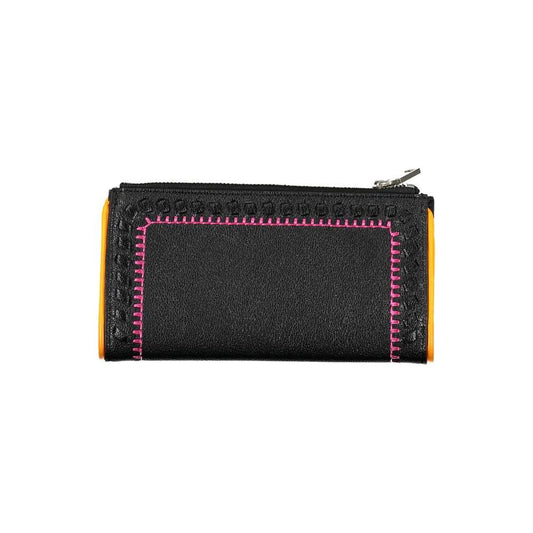 Elegant Black Two-Compartment Wallet