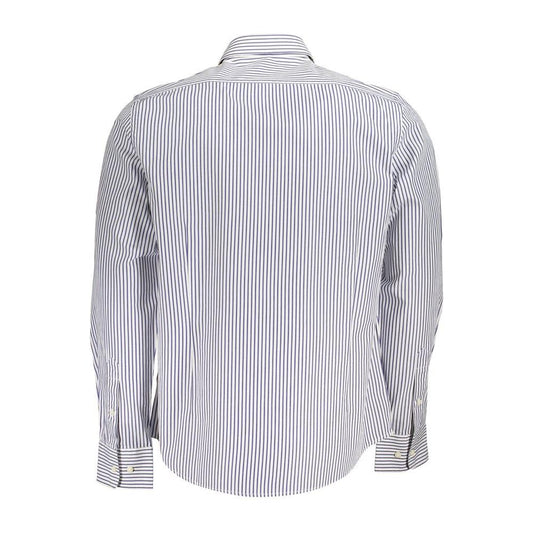 Elegant Long-Sleeved Striped Shirt for Men