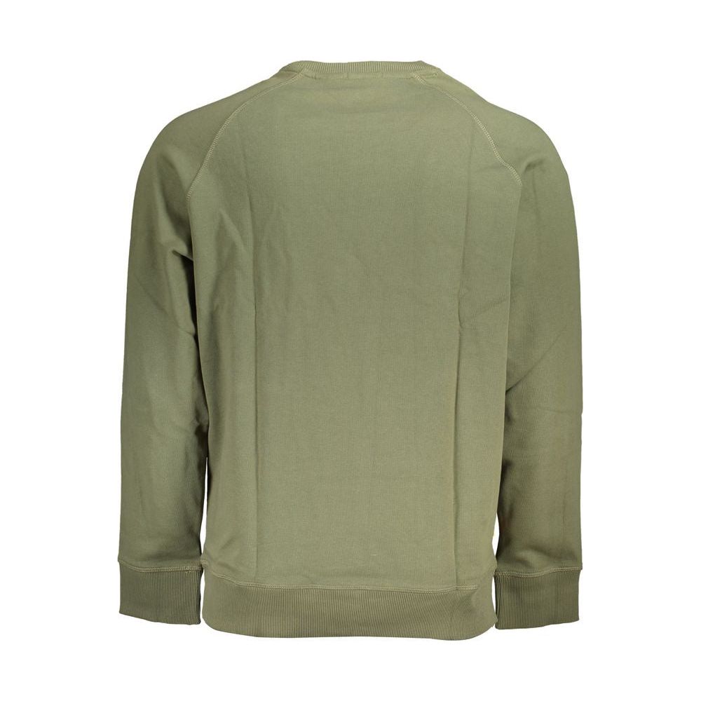 Classic Green Brushed Crew Neck Sweatshirt