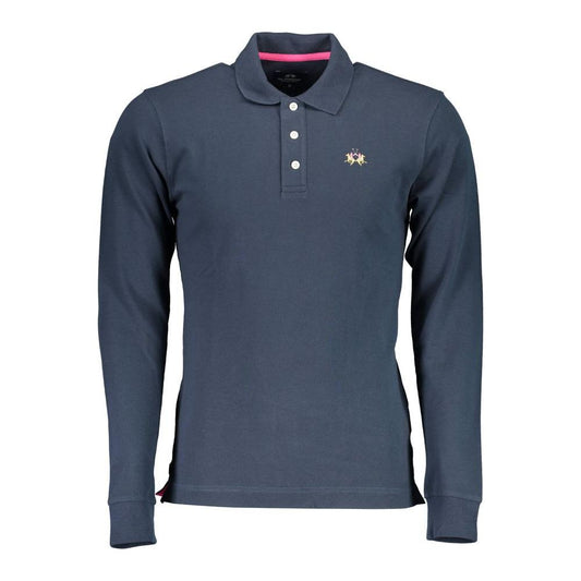 Elegant Long-Sleeved Slim Fit Polo Shirt