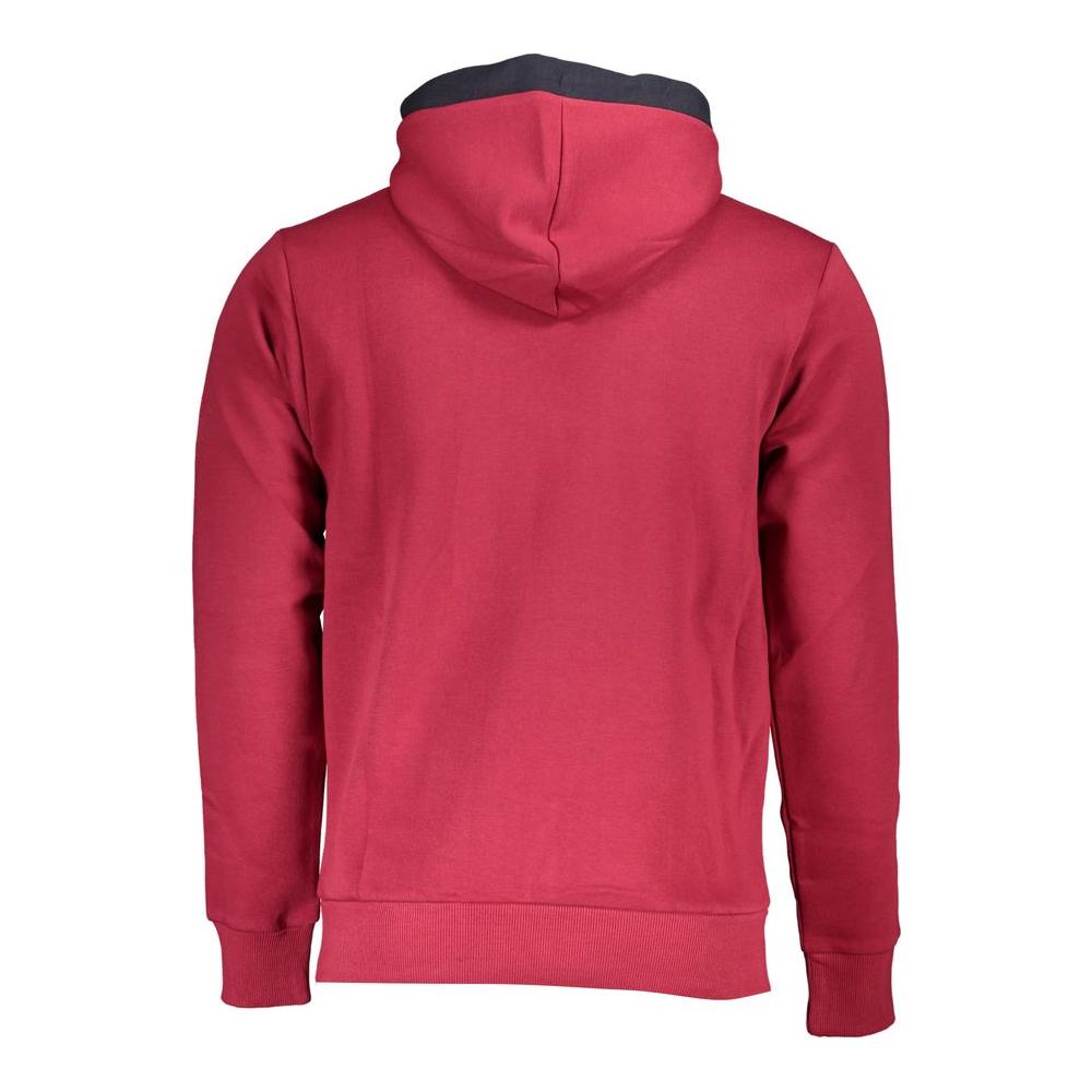 Chic Pink Hooded Fleece Sweatshirt