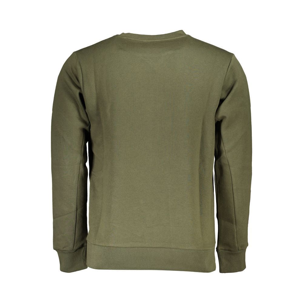 Elegant Green Crew Neck Sweatshirt