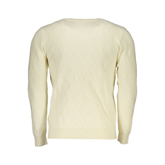 Chic Contrast Crew Neck Men's Sweater