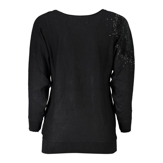 Elegant Long Sleeve Rhinestone Sweater