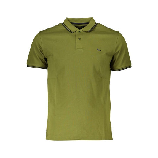 Sharp Green Contrast Polo Shirt