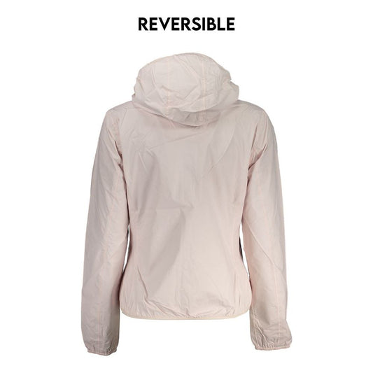 Chic Reversible Hooded Jacket in Pink