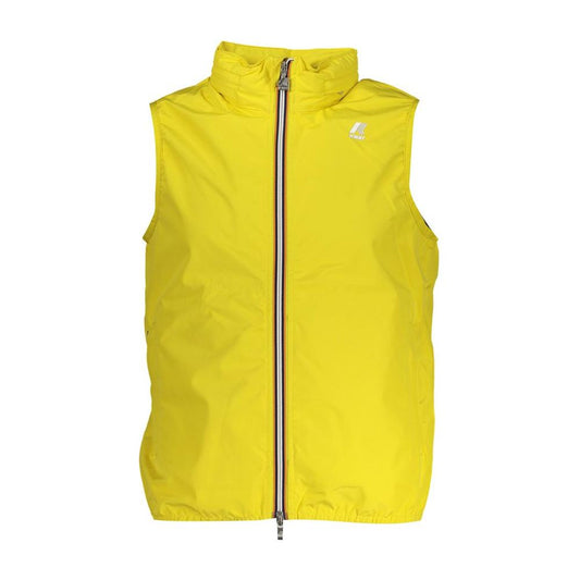 K-WAY Sleek Sleeveless Yellow Designer Jacket K-WAY