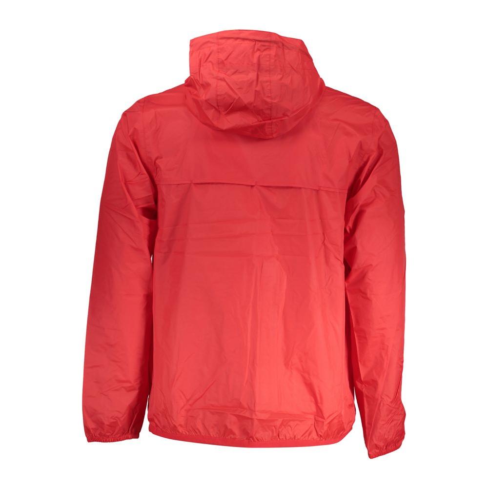 Chic Pink Hooded Waterproof Jacket